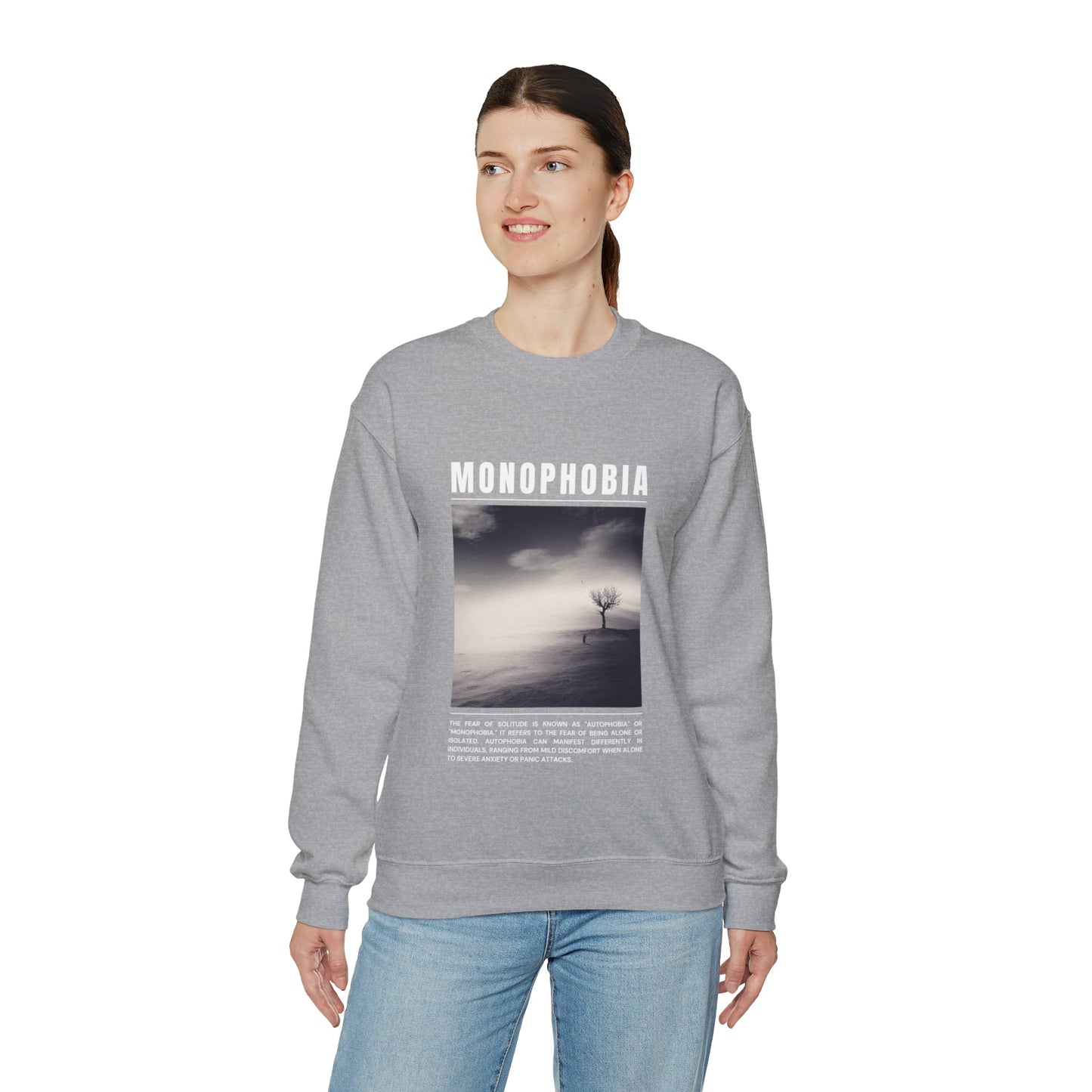 Monophobia Fear of Being Alone Halloween Sweatshirt - BRAZEN BUY thsirt shirt