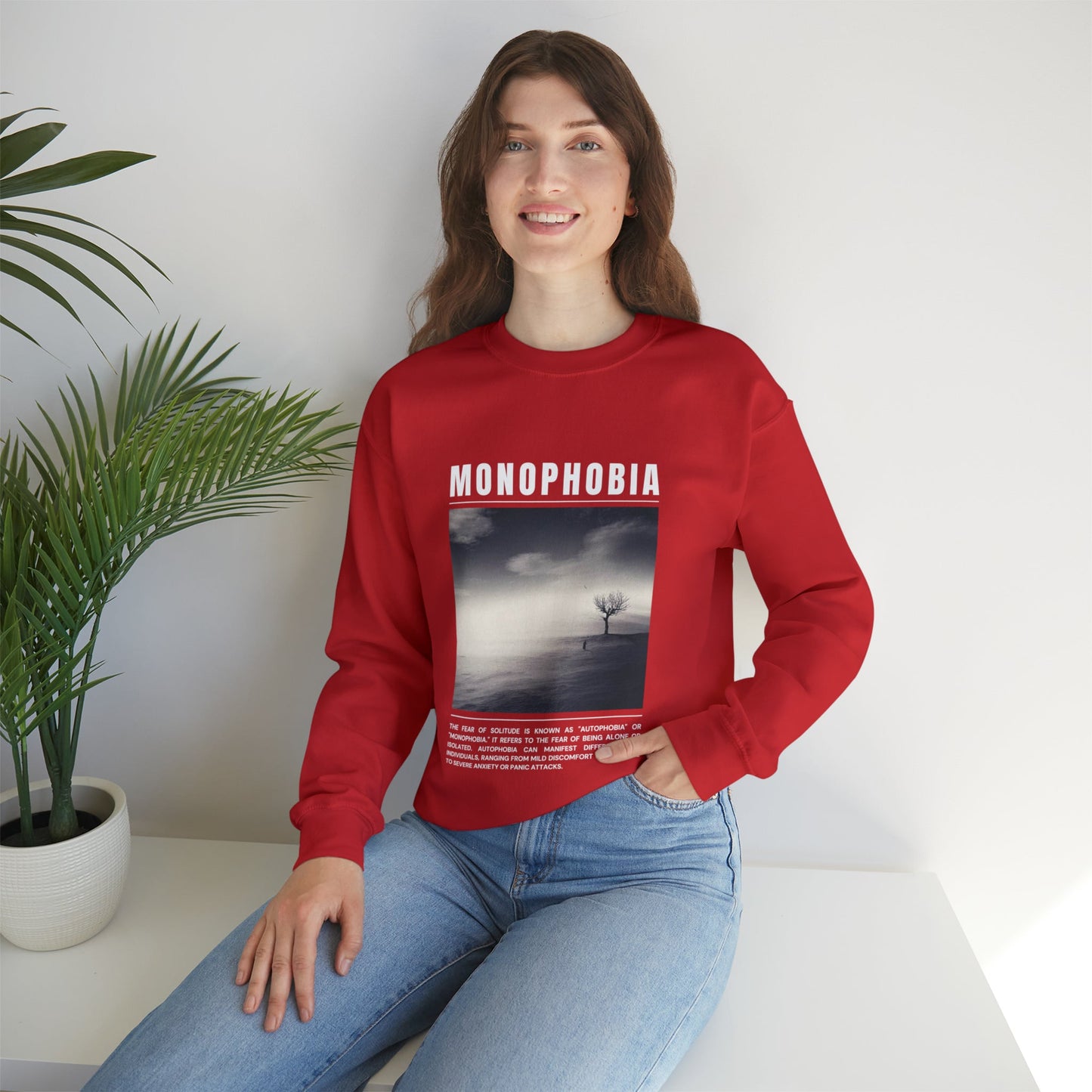 Monophobia Fear of Being Alone Halloween Sweatshirt - BRAZEN BUY thsirt shirt