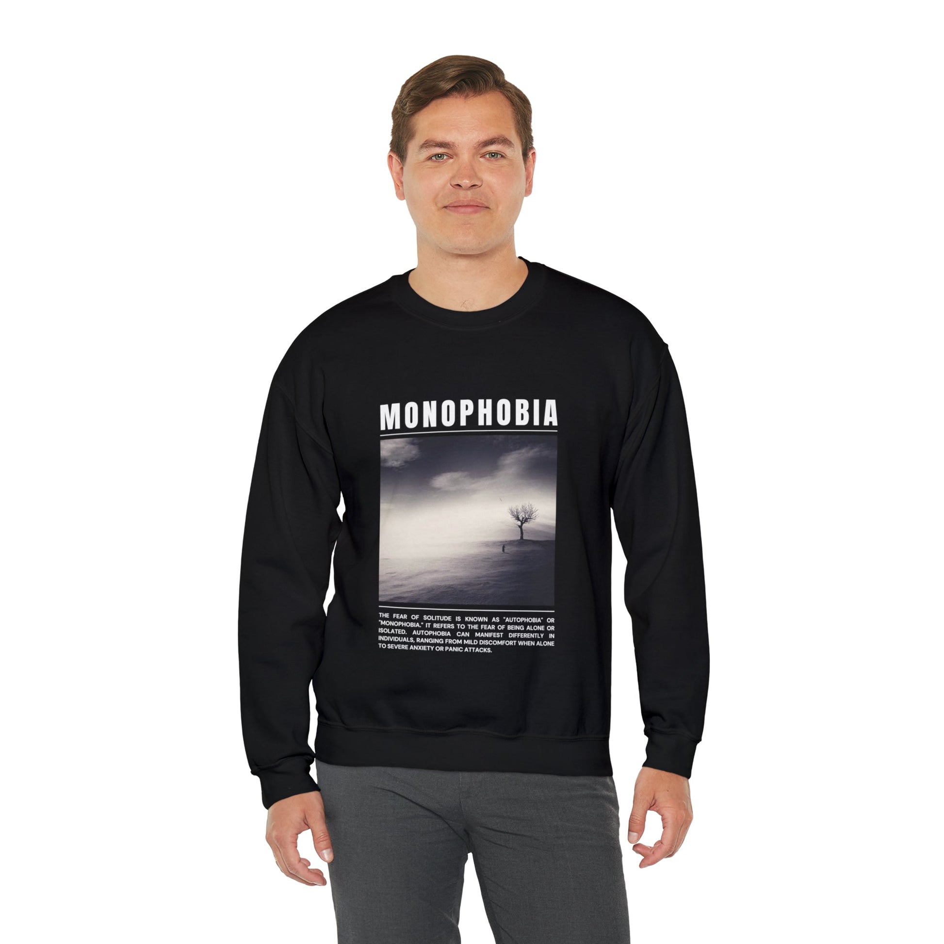 Monophobia Fear of Being Alone Halloween Sweatshirt - BRAZEN BUY thsirt shirt