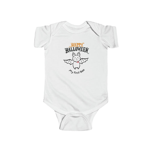 My First Boo Bat Halloween Infant Bodysuit - BRAZEN BUY thsirt shirt