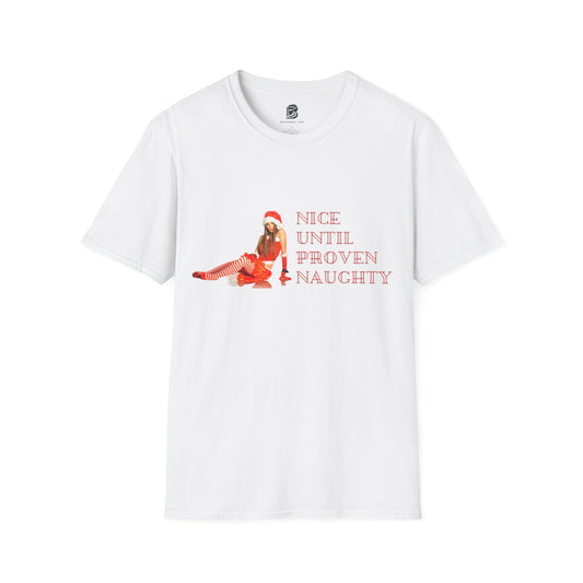 Nice Until Naughty Christmas Unisex Shirt - BRAZEN BUY thsirt shirt