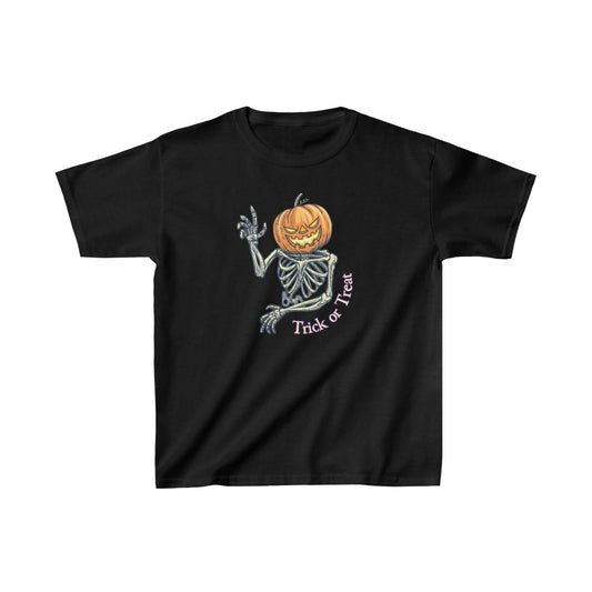 Skeleton Jack Halloween Kids Tee - BRAZEN BUY thsirt shirt