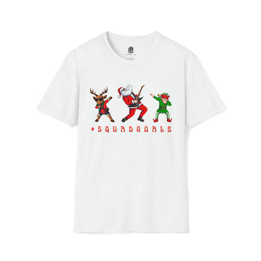 #squadgoals Christmas Dab Unisex Two-Sided Shirt - BRAZEN BUY thsirt shirt