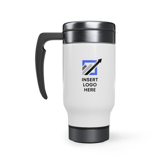 Stainless Steel Travel Mug with Handle, 14oz - BRAZEN BUY thsirt shirt