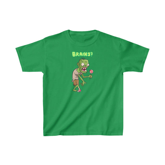 Zombie Brains? Halloween Kids Tee - BRAZEN BUY thsirt shirt